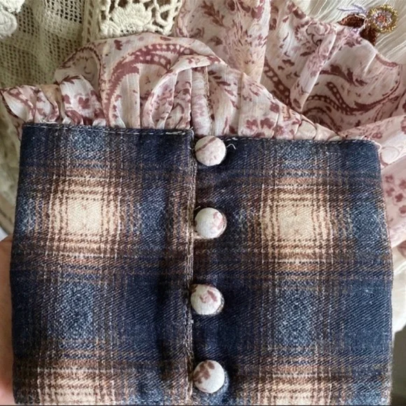 🦄UNICORN FIND🦄NWT Free People | Fiona Lace Peasant Blouse - Picture 10 of 14